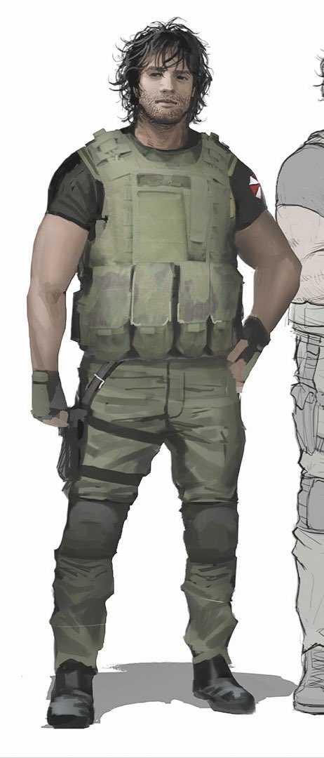 banchan2222's tweet photo. ⚠️cosplay⚠️

カルロス•オリヴェイラ
Carlos Oliveira
（concept art）

#REBHFun
#原作の隣に自分のコスを貼る https://t.co/MNa0j1BiZU