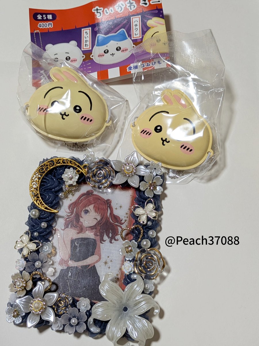 Peach37088's tweet photo. 【交換】
ちいかわ　ミニチュアおめん

〇譲:うさぎ(×2)
〇求:ちいかわ、ハチワレ

纏めての方優先､郵送交換になります｡
料金相互負担､FF外からでもお気軽にお声掛けください😊 https://t.co/Zxx02qjReA