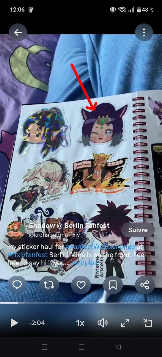 Tira4Mitsu's tweet photo. @kronabahmuffxiv Here is mine!! Thank you for the trade https://t.co/SG9JoyzsuC