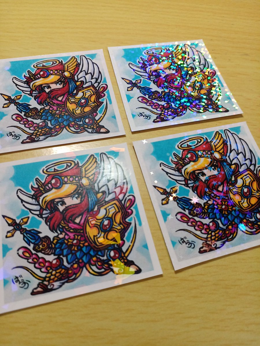 oekaki55baraka's tweet photo. ホログラムもいいけどノーマルも絵がしっかりで良し。 https://t.co/nm9ZHCNiTu