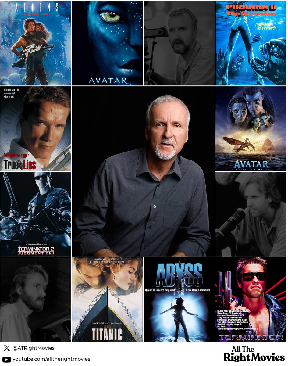 ATRightMovies's tweet photo. Happy birthday JAMES CAMERON. Which is your favourite? https://t.co/uzGPKXUdjE