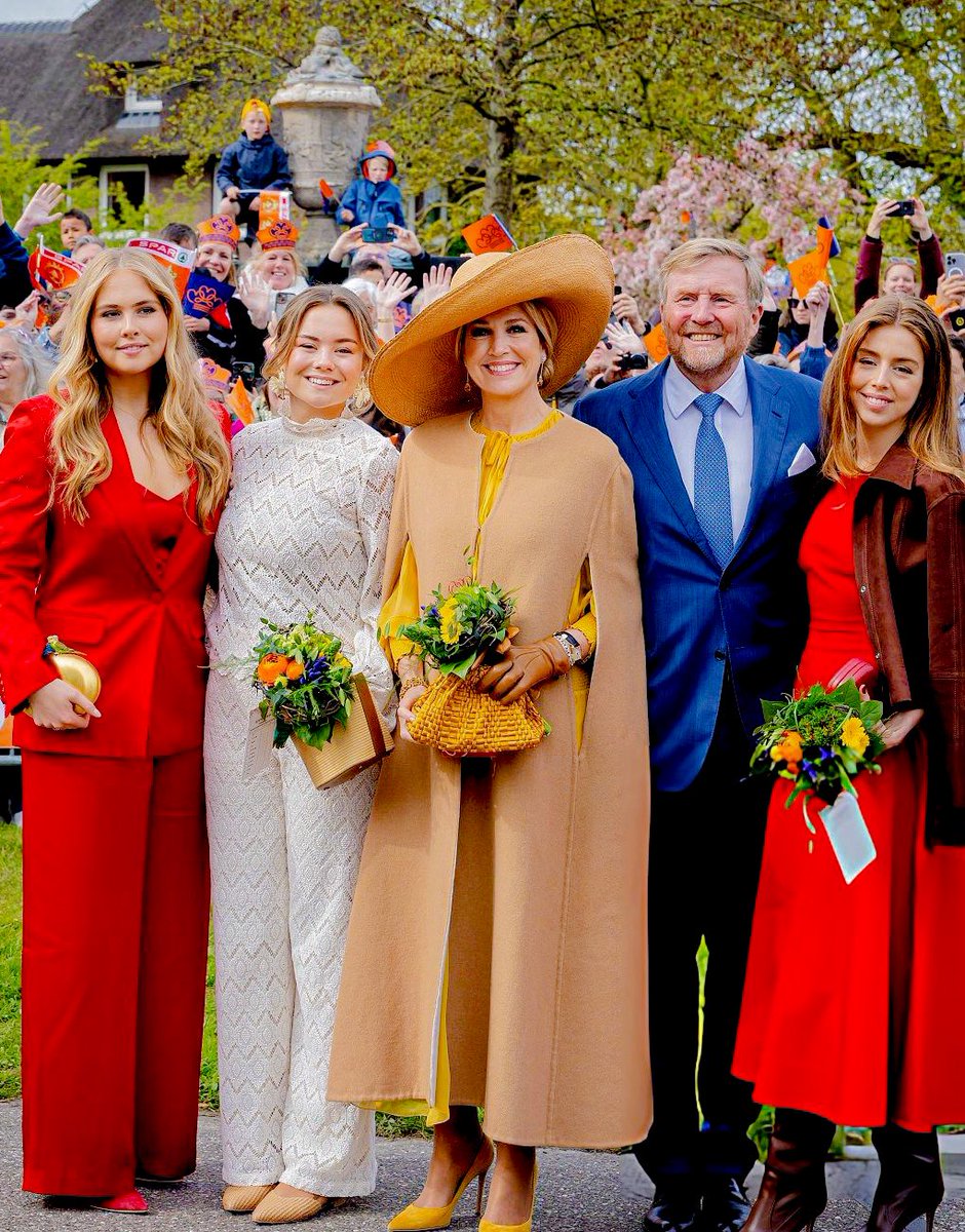 royalchildren_'s tweet photo. #KingWillemAlexander #QueenMaxima #PrincessCatharinaAmalia #PrincessAlexia & #PrincessAriane of The Netherlands attend King's Day 2026, on the occasion of King Willem-Alexander's 59th birthday, in Dokkum, Netherlands 👑🎂 -April 27th 2026.
.
📷 : Patrick van Katwijk/@GettyImages https://t.co/Lse43jEKwa