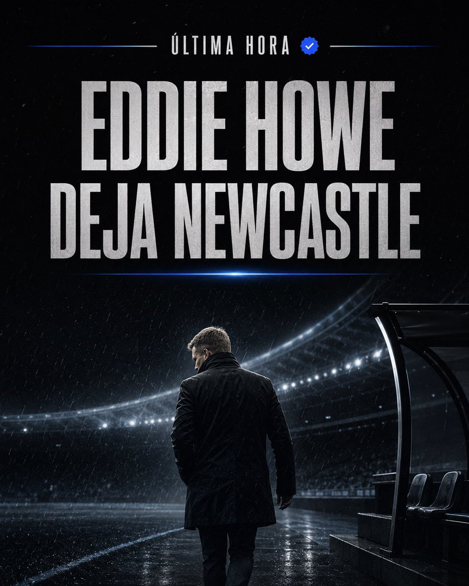 fxze_ego's tweet photo. 🚨 EDDIE HOWE DEJA NEWCASTLE

El entrenador inglés abandona el cargo con efecto inmediato después de cinco temporadas.

Clasificó dos veces al club a la Champions y conquistó en 2025 su primer gran título doméstico en 70 años. https://t.co/5Fc5rCBlYW