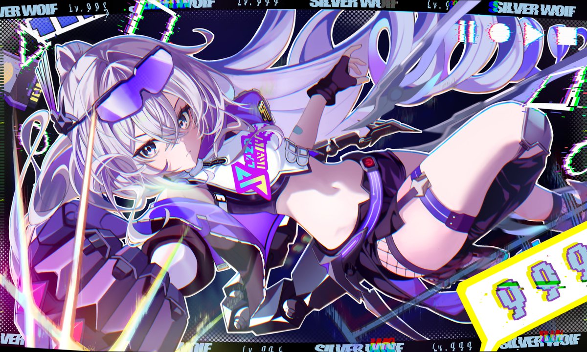 abclkj12's tweet photo. Silver Wolf LV.999描いてみました！
#崩壊スターレイル #HonkaiStarRail https://t.co/e2N2sryNDx