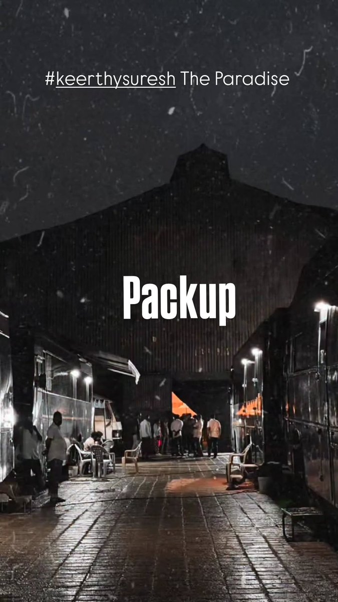 StarletHQ_'s tweet photo. Packup #keerthysuresh #TheParadise https://t.co/SttMWp4JKa