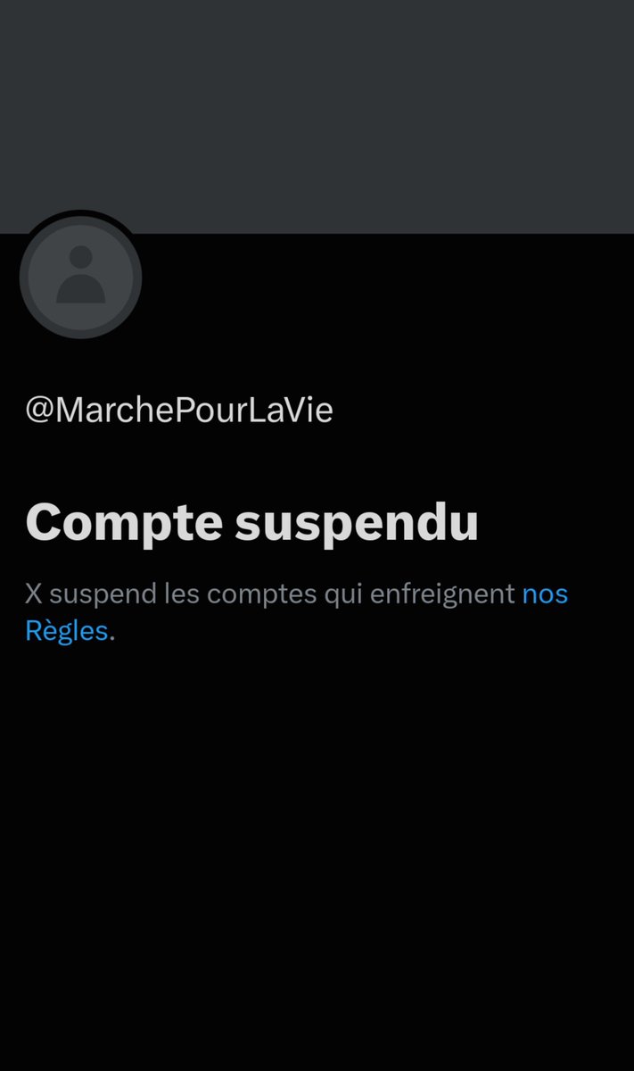 MarieLys_Pell's tweet photo. 🛑 Quelques jours après le vote de la loi euthanasie, le compte X de la Marche pour la vie a été censuré.

@elonmusk la promotion du respect de la vie humaine, et du soin des plus vulnérables, est-elle non-conforme à la politique de @X ? https://t.co/n7VvmmjdsZ