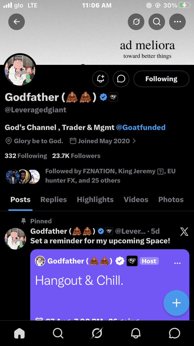 emiverstx's tweet photo. @oj_tobi @GoatFunded @TpwithPolarity @Leveragedgiant @i_cyphrr @Decent_sonofman @Heritage0623 https://t.co/1e0jXGX8x5