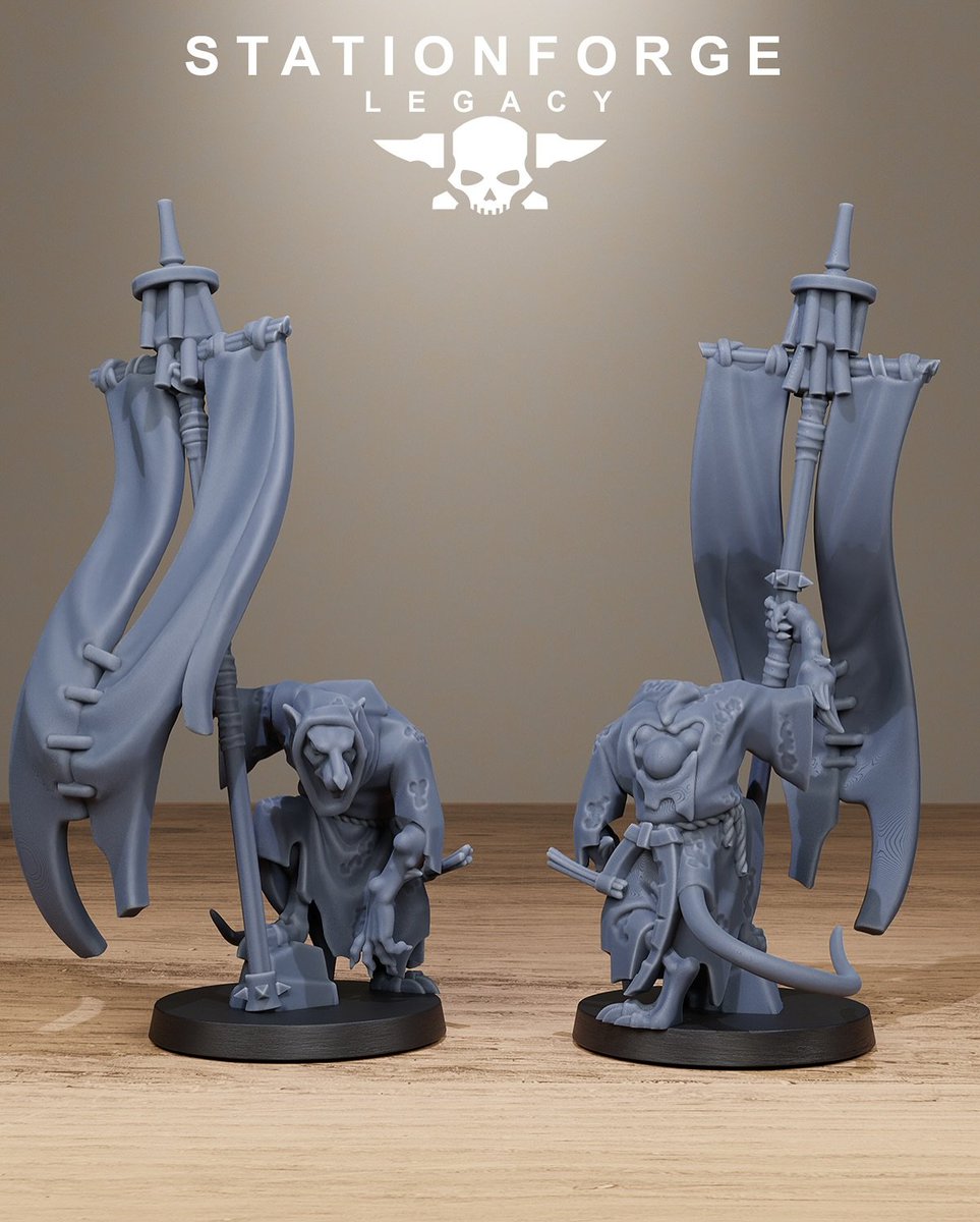 station_forge's tweet photo. Say hi to our pretty, swarming and rotting Rotfang Plague Bearers!
#miniauture #3d #wargaming #stl #stationforge #tabletop #ttrpg https://t.co/GqssaOQXRa