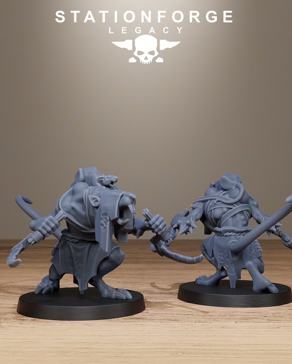 station_forge's tweet photo. Say hi to our pretty, swarming and rotting Rotfang Plague Bearers!
#miniauture #3d #wargaming #stl #stationforge #tabletop #ttrpg https://t.co/GqssaOQXRa