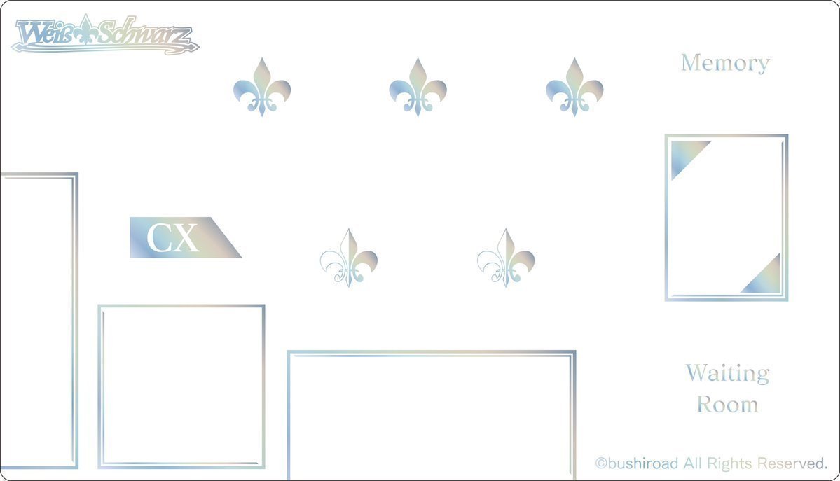 ヴァイスシュヴァルツ　プレイマット　ゲーミングラバーマット　白 ヴァイスシュヴァルツ マート公式 on X: 