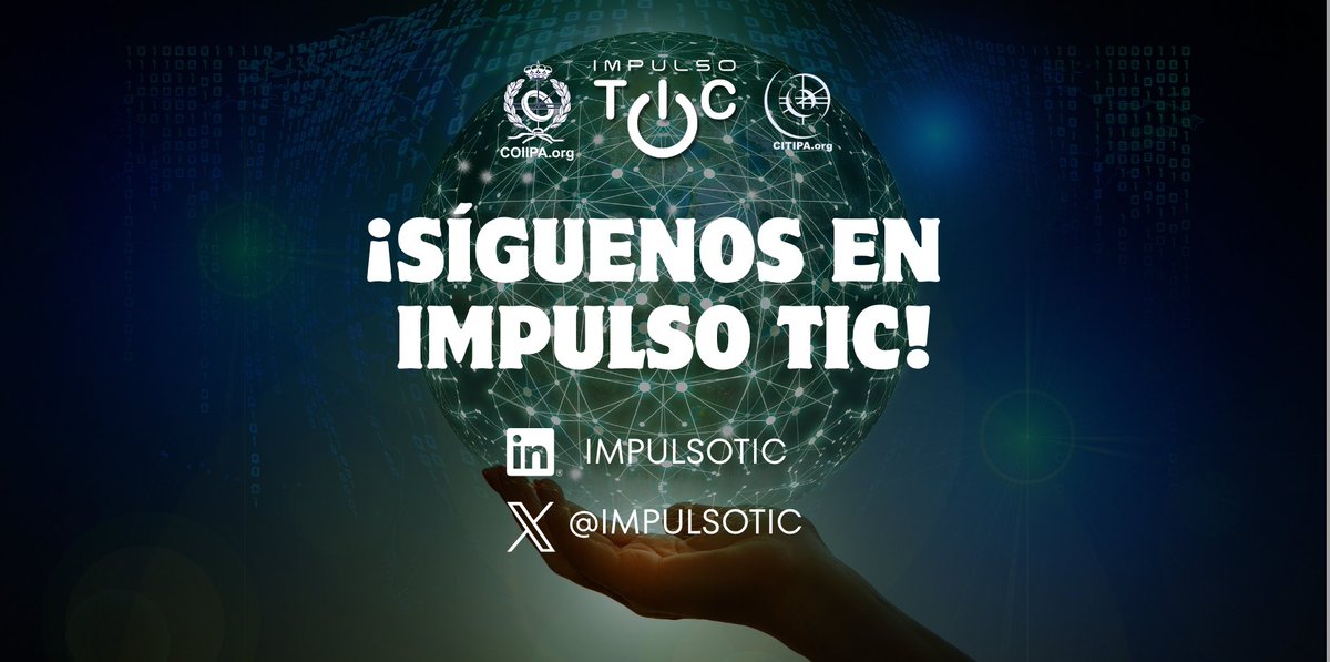 citipa's tweet photo. 📲 ¡@impulsotic será nuestra referencia para la comunicación de los Colegios Profesionales de Ingeniería Informática del Principado de Asturias!

📢 ¡Sigue nuestras cuentas!

🐦 Twitter: https://t.co/6vIa2zhhk6
💼 LinkedIn: https://t.co/ocFBqii5Pr https://t.co/VRz49YRMiP
