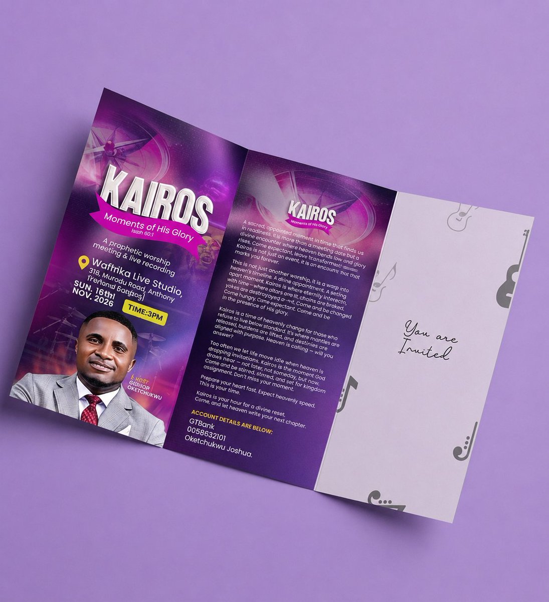 modebemick's tweet photo. A friend of mine knocked on my DM door requesting for his WORSHIP MEETING design in Lagos but for he needs a TRI-FOLD design First. He said "I trust what you can do". Please something good as you do for others.
And Photoshop Artboard is always to the rescue for this.
i design📌 https://t.co/Wz9DhiEtcp