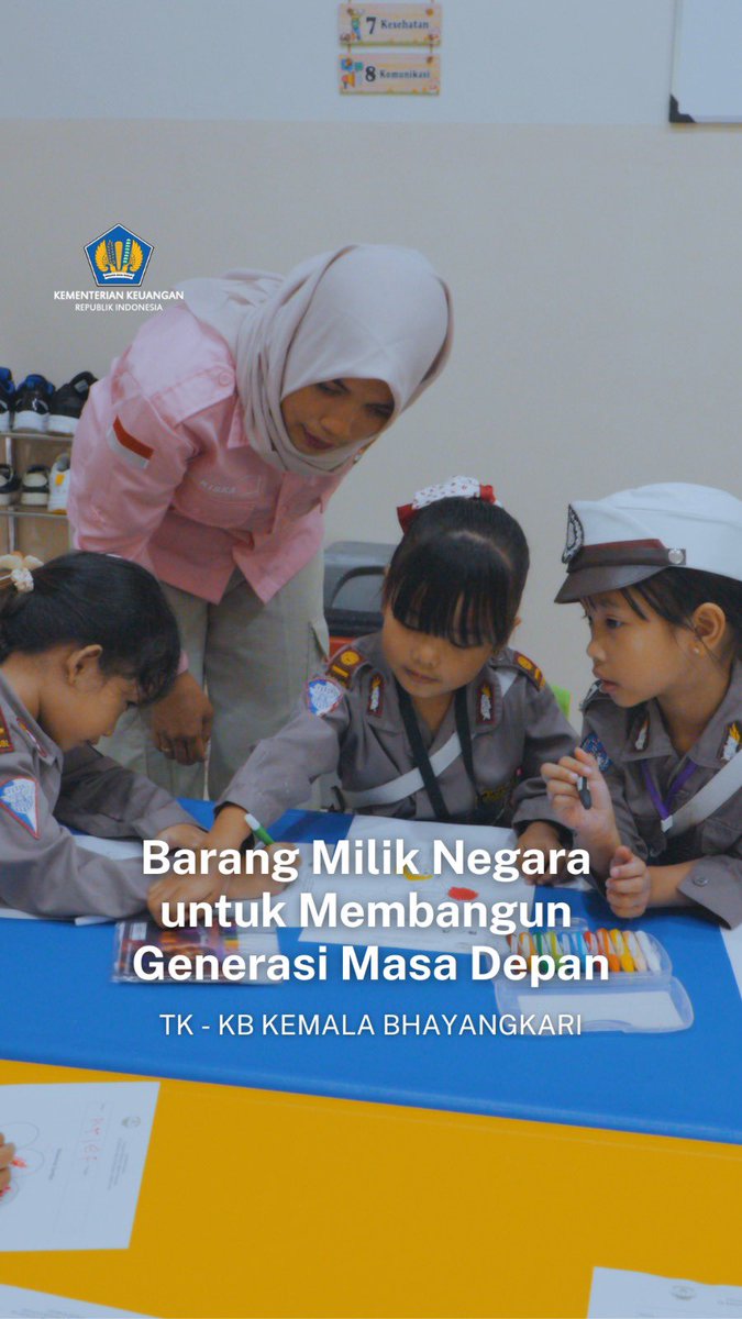 DitjenKN's tweet photo. Setiap anak punya mimpi. Yang mereka butuhkan sederhana: ruang untuk tumbuh.

Di TK Kemala Bhayangkari 11 Bontang, ruang itu berdiri di atas tanah BMN yang dimanfaatkan untuk masyarakat. https://t.co/6WMJahLddS