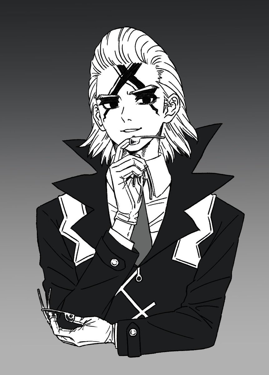 x01__gohan's tweet photo. #dcstクラスタ自己紹介カード 

テンプレお借りします！
ゼノ✖️とスタンリー🚬の絵1枚ずつ描けたので自己紹介を…
dcstどハマりしてます 推しはゼノとスタンリーですが、作中キャラだいたい好きです！
ゆっくり活動します よろしくお願いします！ https://t.co/rLGk0RJi3P