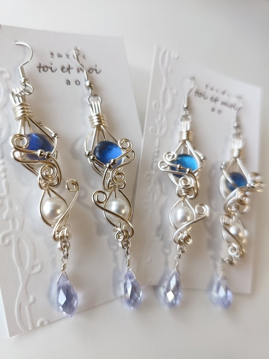 grandvase3's tweet photo. 本物モルフォ蝶です( .ˬ.)"💙

https://t.co/G43hRTVpPf

#モルフォ蝶
#ワイヤーラッピング https://t.co/CPy1Hy7DPY