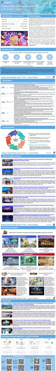 NetDragon777's tweet photo. NetDragon Investor Newsletter https://t.co/9tZU9vKevj