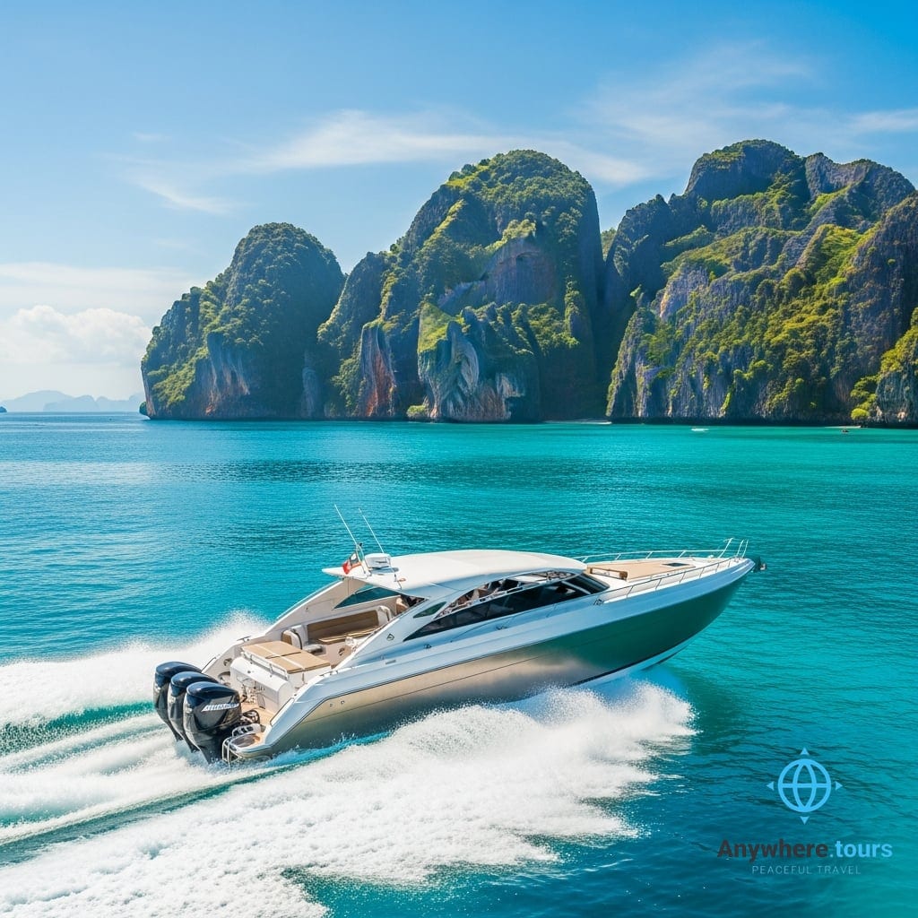 anywheretours's tweet photo. Explore the breathtaking Phi Phi Islands, Maya Bay &amp; Khai Islands on our thrilling speedboat tour! 🚤 Crystal clear waters, stunning scenery, and unforgettable memories await. 

Book your adventure: https://t.co/hWahJVedc4

#Thailand #IslandTour #MayaBay #PhiPhi https://t.co/Nut552egSc