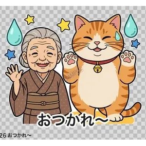 jikatas's tweet photo. イラスト調のスタンプかわいく出来ました。

https://t.co/NyQs2mEgpu https://t.co/t3Ku52BYbV