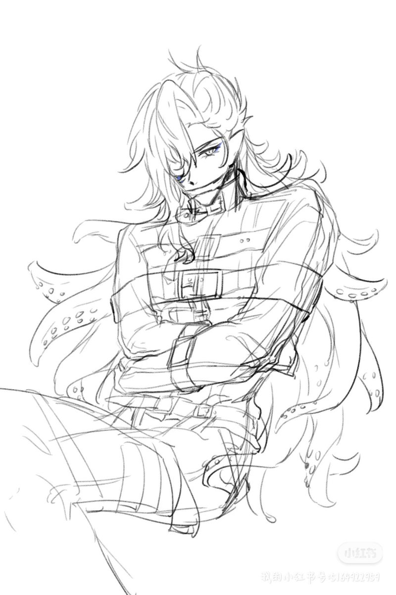 rnjn71953965's tweet photo. #Neuvithesley #ヌヴィリオ
列表的脑洞，束缚衣章鱼塑好带劲🤤 https://t.co/DavyNFoVNo