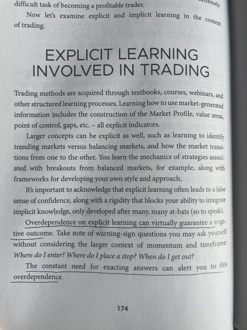 Stoiiic's tweet photo. You can't just read your way to a feel for the market.
You have to earn it.

(excerpts from Dalton - Markets &amp; Momentum) https://t.co/j5Y4dif0ee