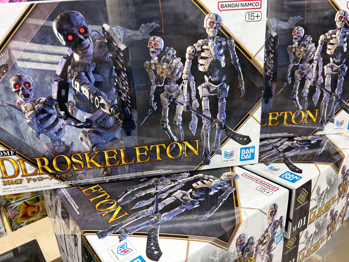 HsTomaTake's tweet photo. ホネホネロック!(ジジィーw
バンダイ 30MF ドゥロースケルトンが
少量ですが再入荷しました!
あまり再生産のかからない30MFなので
今が入手のチャンスです☆彡
#バンダイ #プラモデル #30MINUTES #FANTASY #30ML #竹内モデル #苫小牧店 https://t.co/CnujUnqaHv
