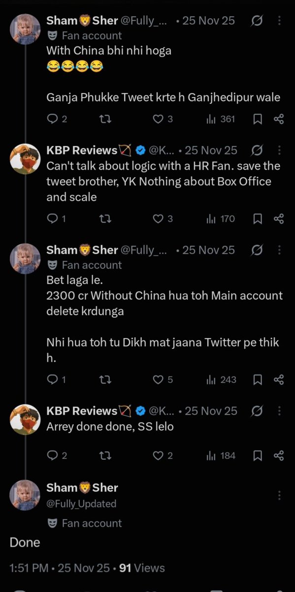 Fully_Updated's tweet photo. Feku @KshitizCritic abhi se fat gayi.
So called Box Office knowledge wale?

Asli mard hoga toh Twitter pe maafi maangke deactivate karega 

Diwali pe isbaar Ravana ke haar ke saath tere haar ka jashn manega

Then                                        Now https://t.co/SVNFQC4cpJ