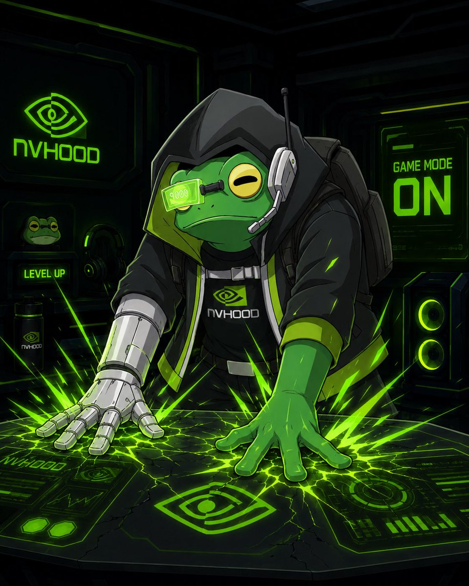Andreyysantos's tweet photo. @eth_exy it will because sometimes conviction is half the journey

$NVHOOD | @NVHOOD just launched, bringing the NVIDIA + AI narrative on chain with NVIDIA reflections We’re only getting started https://t.co/sAMxbwDiLQ