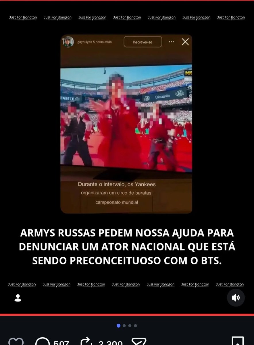 jjmiuke's tweet photo. Isso já passou dos limites. Vamos apoiar as armys russas nessa denúncia. Bora, armys! Vamos denunciar, mas sem dar engajamento para a conta do sujeito. Não comentem nem deem visualizações desnecessárias ao perfil dele. Apenas denunciem. https://t.co/GAHcgQjdmB