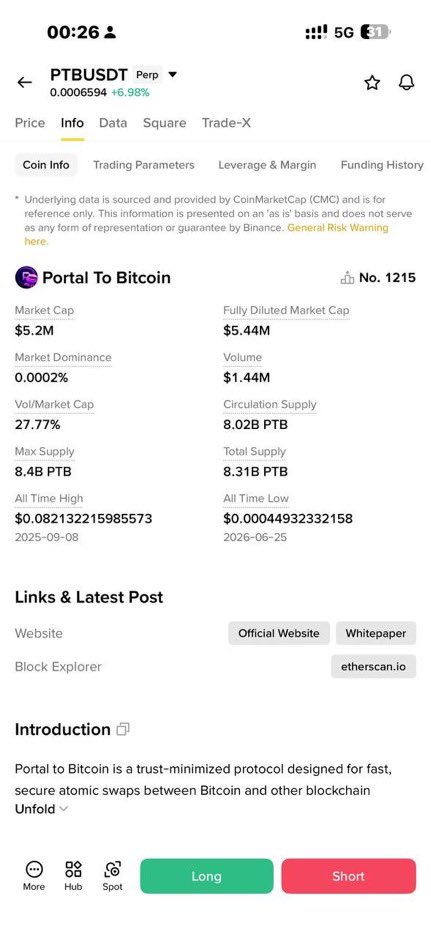 LEWIS_CRYPTO18's tweet photo. $PTB
#PTB’s market cap is only $5M. Holding spot and waiting for it to reach $20-50M before selling
Join our telegram community.
Click below ⬇️
https://t.co/bT5K5RvPPL https://t.co/DdAjmVHiqT