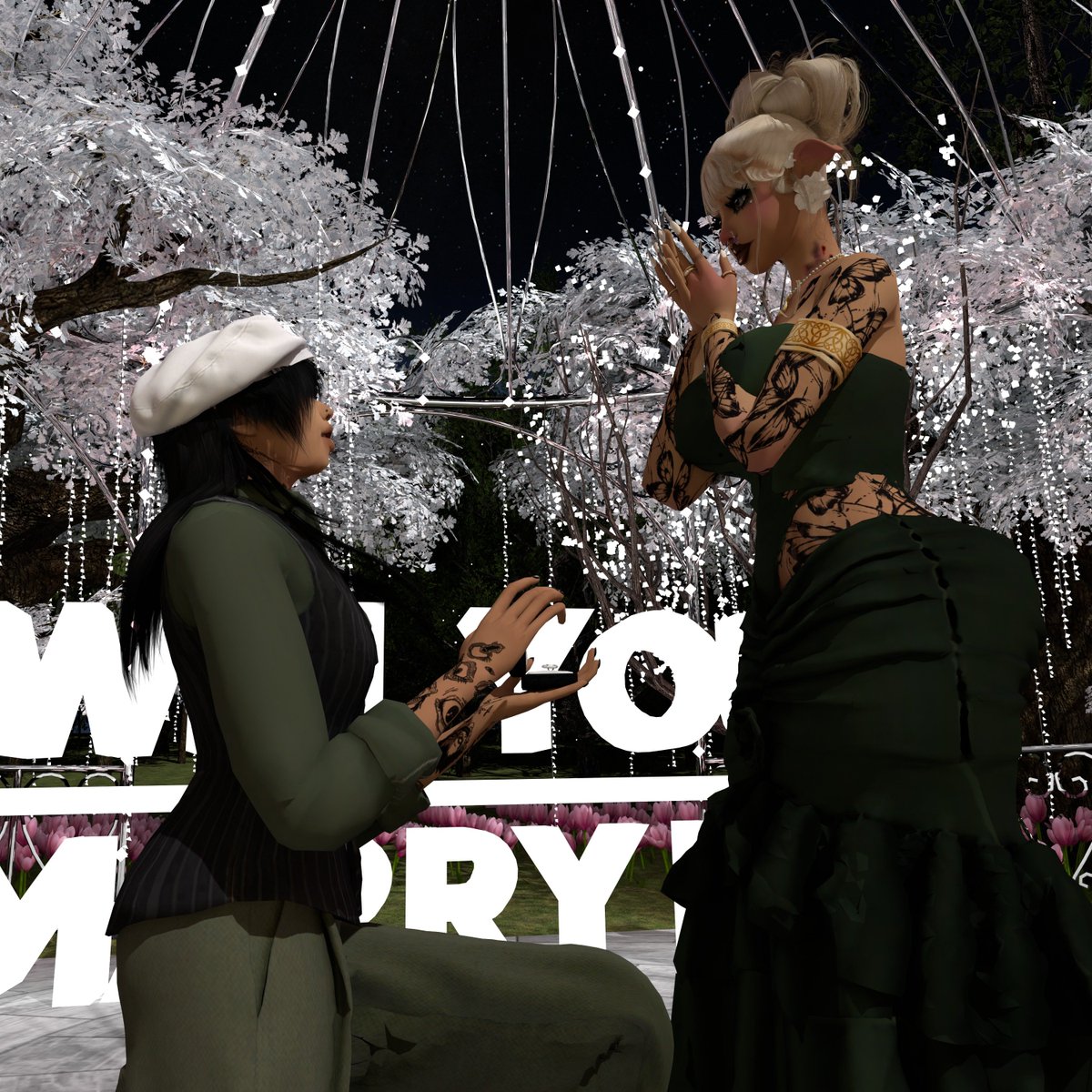 Ymirtitann's tweet photo. My wife to be, she said yes💜 https://t.co/yJNpKltq0o