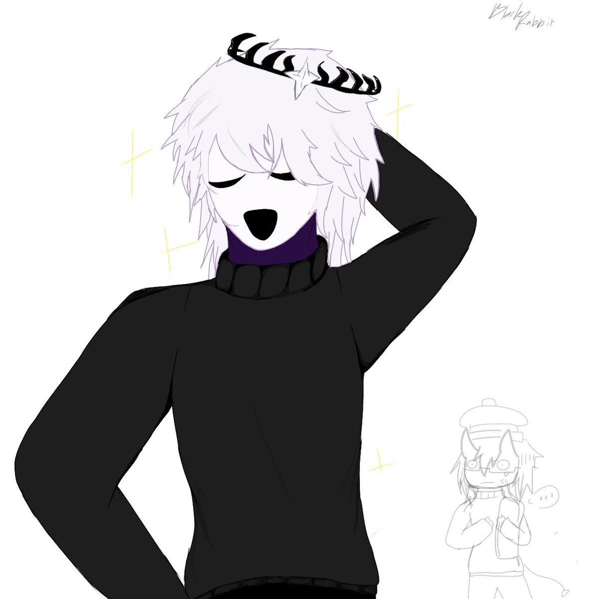 MoiXom16455's tweet photo. Noli is a narcissist.
#Noli #007n7 #Voidburger #au https://t.co/SnOSGoKPVU