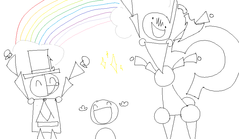NORMALSENTENCE's tweet photo. Rainbow's Drawing https://t.co/2zgc6OyEO3