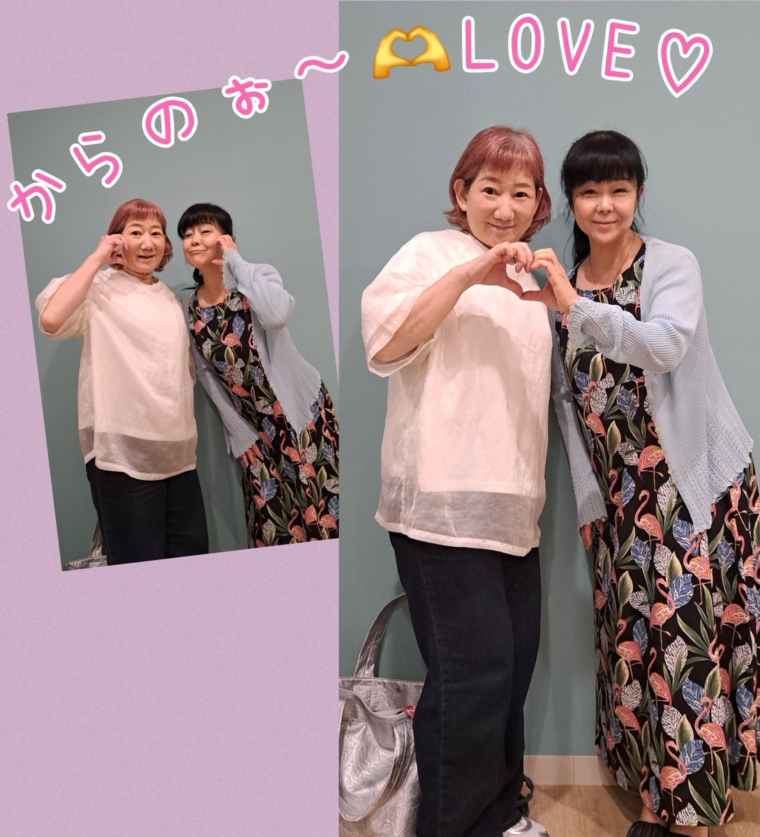 AIaxlone's tweet photo. 久し振りに矢島さんに
会えました✨
晶子ちゃんは
変わらぬふんわりオーラで、癒されますぅ～♡ https://t.co/3jDvqxkRJk