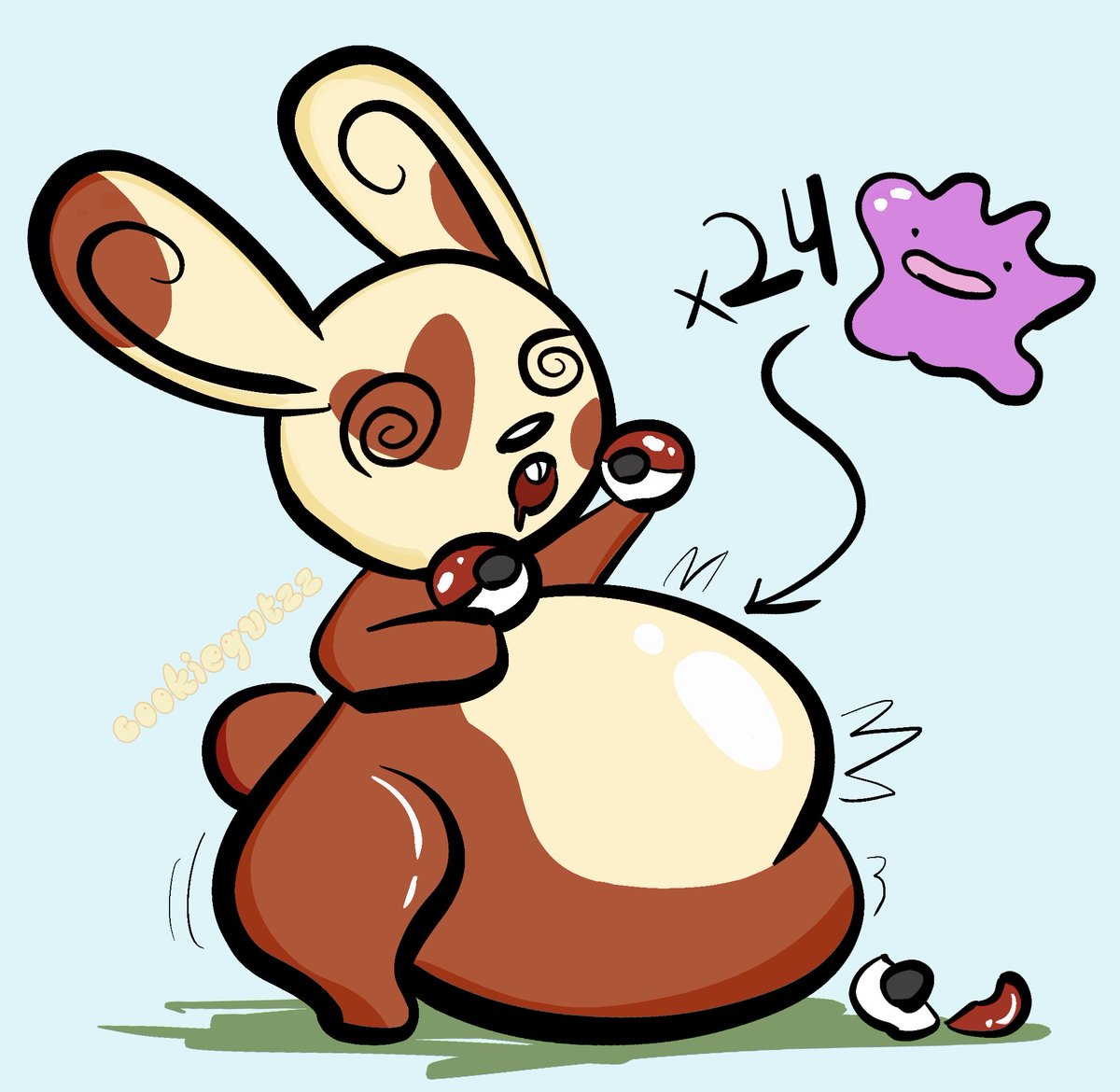 cookiegutzz's tweet photo. Is she stupid #fatfur #pokemon https://t.co/XAVE36PQqV