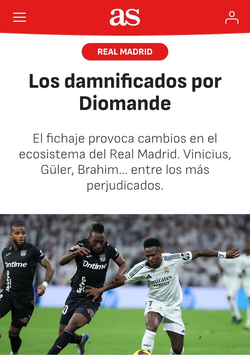 JAgilminguez's tweet photo. Diario As.
Mismo día, misma hora.
Fichajes similares.
Madrid mal / Barça bien.
Florentino controla los medios y tal... https://t.co/WWE9F8hx6h