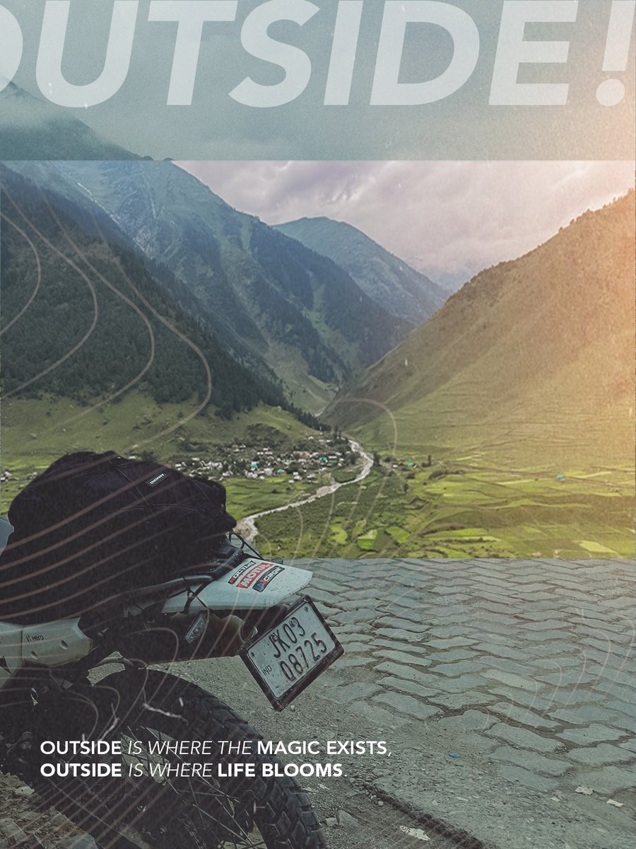armorolife's tweet photo. Mir Waseeq is a Kashmir based graphic designer who goes biking in the valley documenting his outdoor experience. And every weekend, he finds a hidden gem in the valley, a new spot for camping and even spots the wildlife native to the Himalayan ranges. https://t.co/mWHSIIRq4J