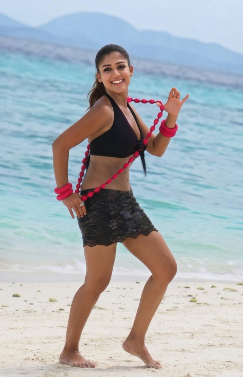 RaviRaja7540813's tweet photo. Director Prabhu Deva got no choice but to showcase Nayanthara like a slutty item number 🥵

Need to certified SLUT 🥵 to this kind of steps 🤤 meanwhile beast Nayanthara doing them with ease 🔥 https://t.co/YrAwOrJtrA