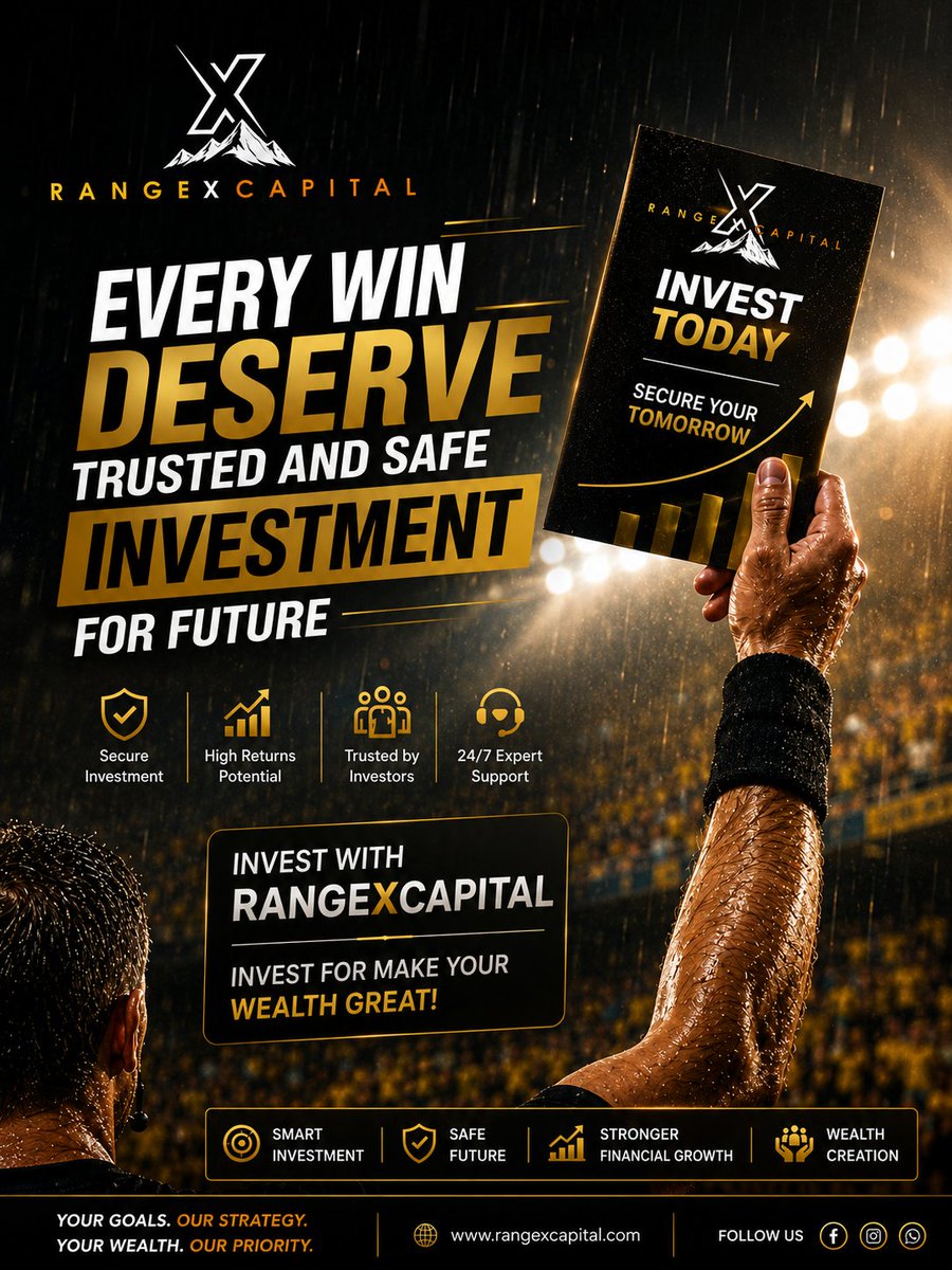 rangeempire's tweet photo. Trust is everything in investing. Your future financial security depends on choosing a platform that has earned the trust of thousands. Invest smart. Invest with confidence.
#RangeXCapital #RangeEmpire #TrustedInvestment #WealthSecurity #FinancialGrowth #InvestmentTrust https://t.co/FXStTRKrUM