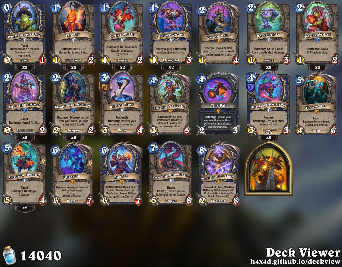 PirateDavaar's tweet photo. Best version of Zee Shaman and it's not even close. Even or favourable into everything.

Keep 1 drops, security bot, eggbearer sometimes. The viper can be any three drop really.

AAECAeLxBArNngaCmAf0qgfssgfQvweC1Aeb1AfQ2weI3Qff5QcK7eYGhZUH4J0Hj74HtcAHycAH+cMHydsHyOUH5v0HAAA= https://t.co/egwEXX0BfH