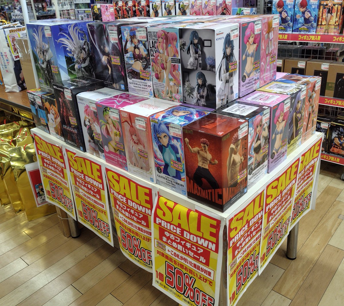 セール対象品の価格見直し&対象品フィギュアを追加しました！ 中古