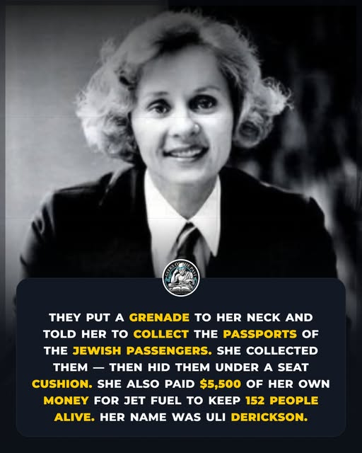 Steve09812's tweet photo. Her name was Uli Derickson.
She was born in Germany, immigrated to America, married, had a young son in New Jersey, and worked as a purser for TWA. On the morning of June 14, 1985, she was working a scheduled flight from Athens to Rome — breakfast trays being cleared, coffee smell in the cabin, 153 passengers settling into their seats.
Then two men sprinted up the aisle.
One held a 9mm pistol. The other held a grenade with the pin already pulled. They slammed Uli against the galley wall, forced their way into the cockpit, struck the pilot with the gun, and ordered the aircraft diverted to Beirut. The hijackers spoke Arabic and German. Of the entire crew, only Uli spoke German.
She became the sole line of communication between the men with the weapons and the people in the seats.
The first test came quickly. The hijackers ordered her to collect all passports and separate out those belonging to Jewish passengers. She walked down the aisle with a plastic bag, opening document after document. When she found passports with Israeli stamps or Jewish-sounding names, she did not put them in the bag.
She slipped them under an empty seat cushion.
She handed the bag to the hijackers. They didn't notice the missing names.
The plane flew erratically — Beirut to Algiers and back, over and over, for more than two weeks. In Algiers, the fuel ran out. The ground crew refused to pump without immediate payment. The hijackers threatened to start executing passengers. TWA had no mechanism to authorize an emergency international transaction in real time.
Uli reached into her purse and pulled out her personal Shell Oil credit card.
She handed it out the cockpit window. The ground crew ran the charge — $5,500 for jet fuel. The pump turned on. The plane could keep flying. One hundred fifty-two people stayed alive because a flight attendant had a credit card.
On the tarmac in Beirut, the hijackers identified an American Navy diver named Robert Stethem — 23 years old, unarmed, his military ID giving him away. They bound his hands with elastic luggage cords and beat him with metal armrests torn from the seats. Uli physically inserted herself between the blows and the passenger, absorbing hits to her own body trying to shield him.
It wasn't enough. They shot Robert Stethem and threw his body onto the tarmac. Uli was forced to close the door behind him.
She sat in the jump seat, covered in his blood. One of the hijackers pointed his gun at her and demanded she sing him a German folk song to calm his nerves.
She sang "Muss i denn."
Her voice shook. He lowered the weapon.
For 17 days she stood in that aisle. She translated demands to control towers. She negotiated the release of passengers at each stop. She bandaged head wounds with cloth torn from galley supplies. She wiped blood from people's faces. She kept talking, kept translating, kept the fragile thread of communication from breaking — because if it broke, people would die.
By the end, 152 of the 153 people on that plane were alive.
When she stepped off the aircraft in Algiers on the final day, she was dehydrated and bruised, still carrying the plastic bag of hidden passports.
She went back to New Jersey. She went back to work. She transferred to Delta Airlines and flew international routes until she retired.
In 1989, she stood in a German courtroom and pointed her finger at the man who had held the grenade to her neck and forced her to sing in a blood-stained cabin. He received a life sentence. He was paroled in 2005.
The Navy named a ship after Robert Stethem. The USS Stethem still sails.
Uli Derickson received the Department of Transportation's Award for Outstanding Achievement — one of the few civilians ever to receive it.
She was ordered to hand over the passports of the people they wanted to kill.
She hid them under a seat cushion instead.
