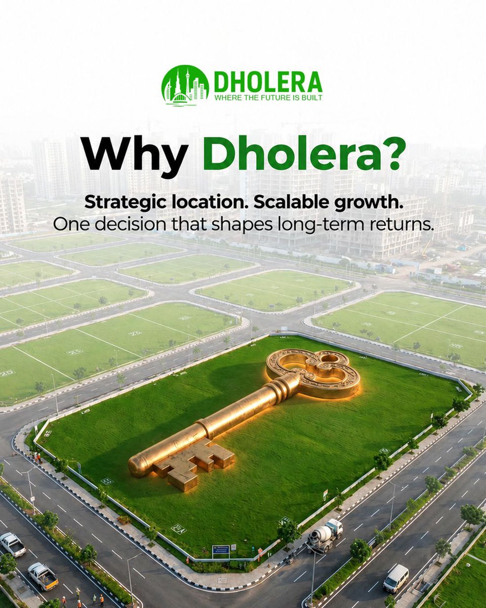 DholeraGujInv's tweet photo. Positioned for progress and planned for growth—Dholera holds the key to tomorrow.
Secure your place in the next growth destination.

#DholeraInvestment #SmartCityIndia #LandOwnership #UrbanDevelopment #WealthCreation #IndiaGrowthStory https://t.co/uLMHp8YTIT