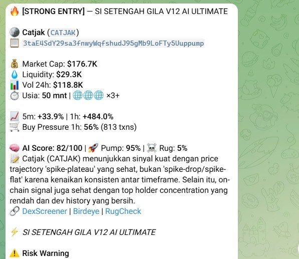 YoliTradingBot's tweet photo. Another win from the bot 🤑🤑🤑
$CATJAK 

🚀3.8X within 13H 24M

3taE4SdY29sa3fnwyWqfshudJ95gMb9LoFTy5Uuppump

#memecoin
#tradingbot
#bottrading #solana #memecoin1000x https://t.co/dP9Yu5i3ZY