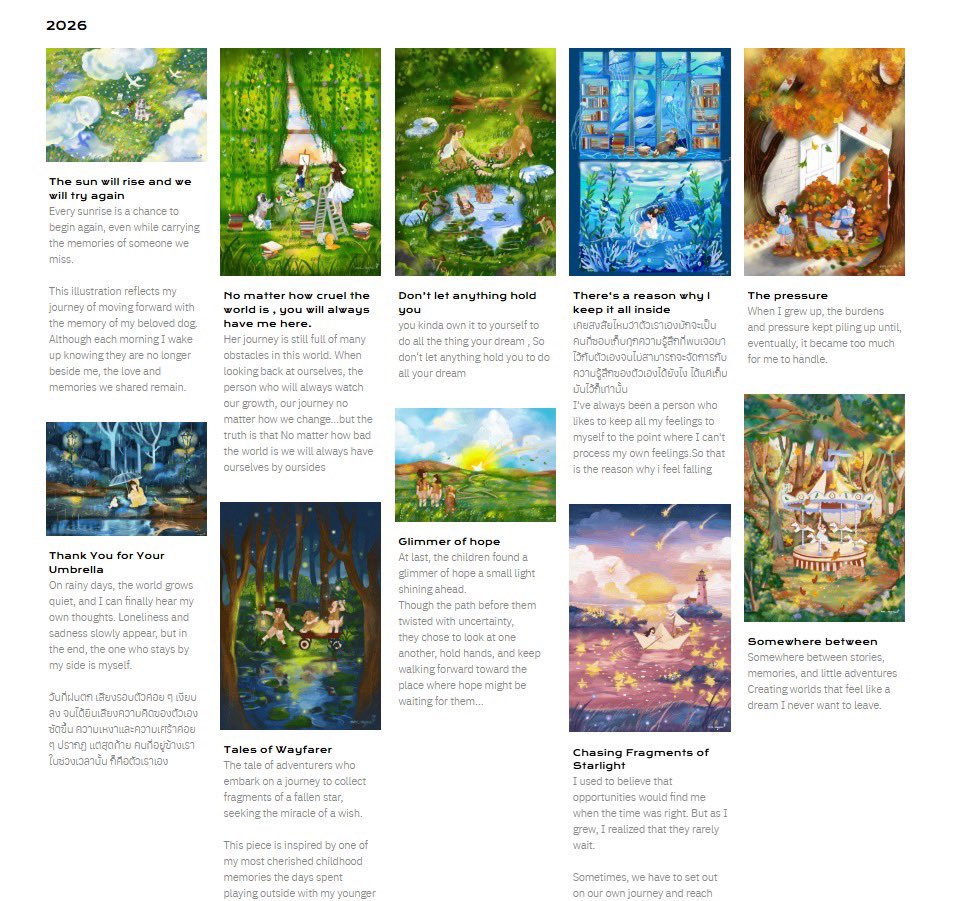 MintgGun's tweet photo. เข้าสู่ปีที่ 5 ที่วาดรูปอย่างจริงจัง เป็นปีที่ลองกลับมาลงประกวด งานวาดรูปอีกครั้ง แน่นอนว่ามันอาจจะไม่ได้ก็ได้ แต่คิดว่าปีนี้ก็พัฒนาในเรื่องดีเทลของตัวงานมาตลอดด ทั้งเรื่องของสีและคอนเซป ฝากเข้าไปดูผลงานกันได้ที่นี่เลยย 

https://t.co/FNSzqJ6tZp

#mm_mypic  #bkkiff2026 https://t.co/2ip83kkfLc