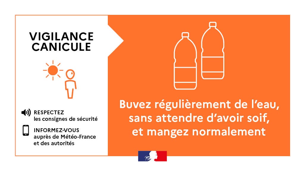 Interieur_Gouv's tweet photo. 🟠 21 départements sont en #VigilanceOrange pour #canicule aujourd'hui.
🌡️ @meteofrance étend cette vigilance à la Corse, aux Alpes-de-Haute-Provence, aux Hautes-Alpes et aux Alpes-Maritimes ce jeudi à compter de 12h.

Restez prudents et tenez-vous informés sur https://t.co/qCesvhr5Wv