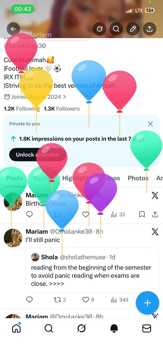 Omolanke30's tweet photo. Hey Guys!!!!
It’s my birthday 🎉🤗🥳 https://t.co/UJpL7dPa2x