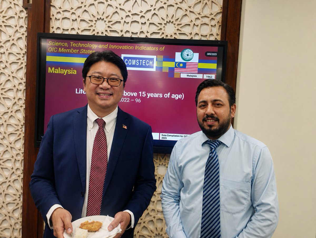 Official_RWU's tweet photo. Mr. Kashif Ali, Manager Innovation &amp; Commercialization, ORIC represented RWU at the Inter-Islamic Forum for the Advancement of Education, Scientific Research, and Innovation, organized by COMSTECH at its Secretariat in Islamabad. https://t.co/4ityrFntac