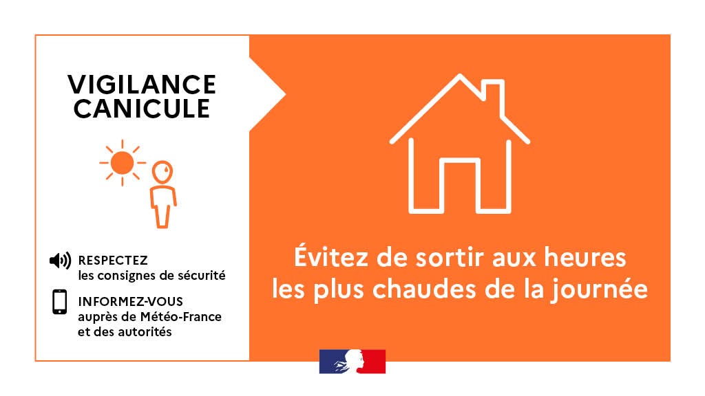 Interieur_Gouv's tweet photo. 🟠 21 départements sont en #VigilanceOrange pour #canicule aujourd'hui.
🌡️ @meteofrance étend cette vigilance à la Corse, aux Alpes-de-Haute-Provence, aux Hautes-Alpes et aux Alpes-Maritimes ce jeudi à compter de 12h.

Restez prudents et tenez-vous informés sur https://t.co/qCesvhr5Wv