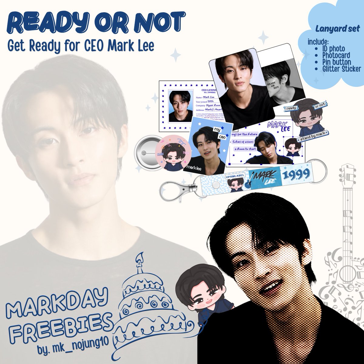 mk_nojung10's tweet photo. ¿𖹭? ready or not for mark lee ¿𖹭?

☆ markday freebies
🗓 2 Aug 2026
offline jkt at event;

♡ @nctprojectsina jam 10~11
♡ @remarkclub sesi 1
♡ @MARKLEE_IDN jam 1~3
♡ around Mbloc jam 4~5
♡ @9012_project sesi 3

How to get;
rt&amp;like , love &amp; never hate mark

Open for trade🥰 https://t.co/J9g5yAYqaY
