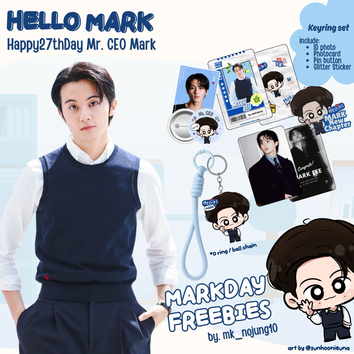 mk_nojung10's tweet photo. ¿𖹭? ready or not for mark lee ¿𖹭?

☆ markday freebies
🗓 2 Aug 2026
offline jkt at event;

♡ @nctprojectsina jam 10~11
♡ @remarkclub sesi 1
♡ @MARKLEE_IDN jam 1~3
♡ around Mbloc jam 4~5
♡ @9012_project sesi 3

How to get;
rt&amp;like , love &amp; never hate mark

Open for trade🥰 https://t.co/J9g5yAYqaY